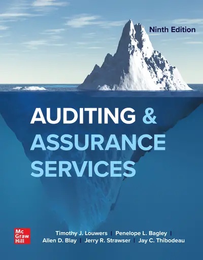 Solution Manual For Auditing and Assurance Services 9th Edition by Timothy Louwers
