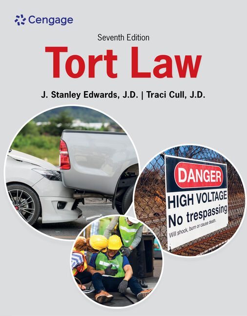Test Bank for Tort Law 7th Edition by J. Stanley Edwards